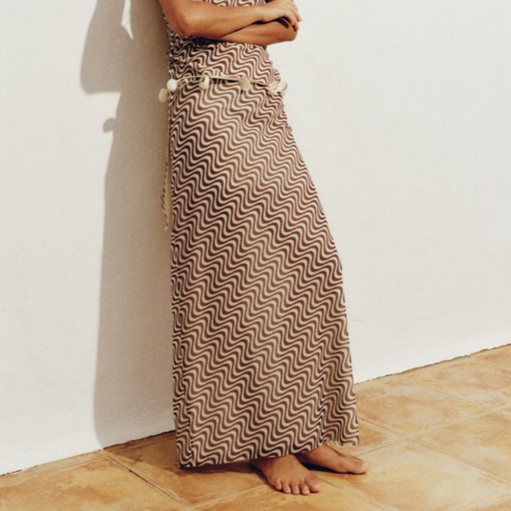 Zara tulle maxi skirt